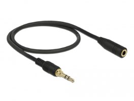 כבל מאריך אודיו Delock Stereo Jack Extension Cable 3.5 mm 3 Pin male to female 2 m