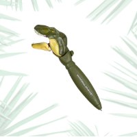 עט דינוזאור נוגס Dinosaur Biting Pen – מיקס צבעים
