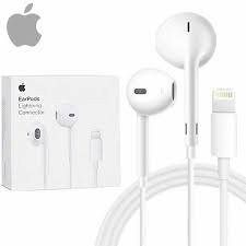 אוזניות אייפון מקוריות Apple EarPods Lightning – אחריות יבואן רשמי, סאונד איכותי ומיקרופון מובנה