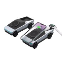 מעמד רכב עם טעינה 3 ב-1 למכשירי iOS