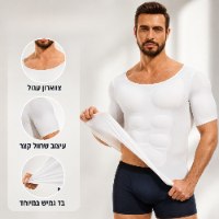 חולצת חיטוב ועיבוי שרירים לגברים דגם Musclix