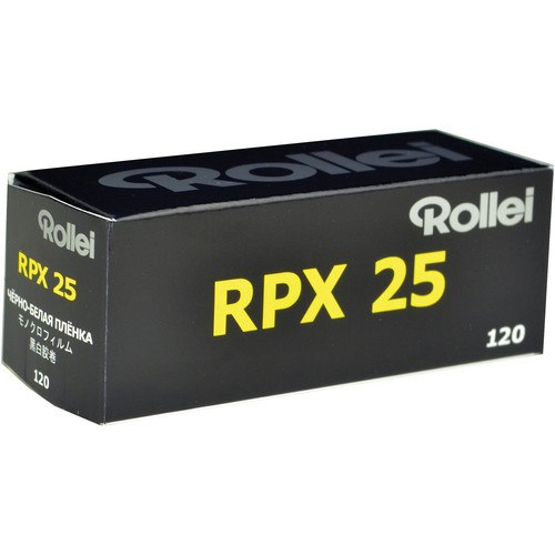 Rollei RPX 25 120 למצלמות מדיום פורמט תכולה: סרט אחד