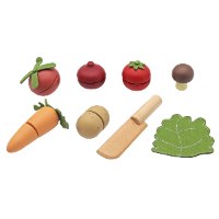 طقم سلطة خضار خشبية للأطفال |Kit W10B472 | بيت الشجرة