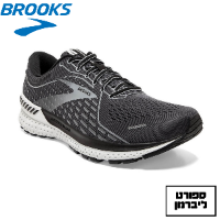BROOKS | ברוקס - נעלי ריצה גברים 2E Adrenaline GTS 21 BROOKS | צבע שחור לבן
