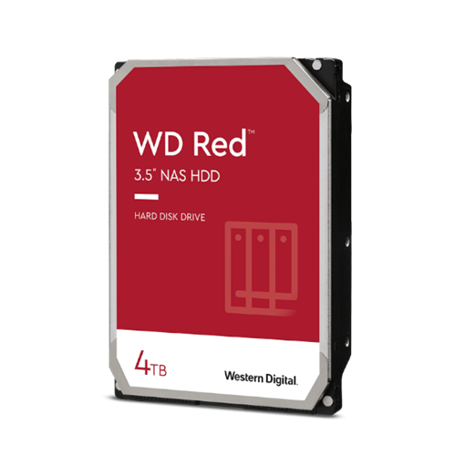 דיסק פנימי WD Red Plus NAS 4TB HDD 5400RPM 256MB Cache SATA III