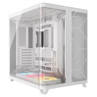 מארז מחשב Corsair AIR 5400 LX-R RGB iCUE LINK Triple Chamber - White