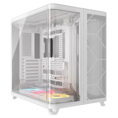 מארז מחשב Corsair AIR 5400 LX-R RGB iCUE LINK Triple Chamber - White