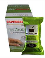 50 קפסולות ערביקה - Arabica - 100% אספרסו קאפ