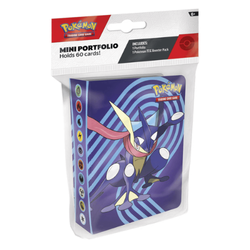 Pokemon TCG: Scarlet & Violet 7 Stellar Crow Mini Portfolio קלפי פוקימון מקוריים מיני אלבום עם בוסטר