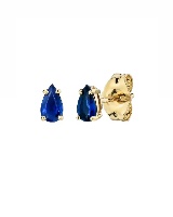 Monica Earrings Gold Blue