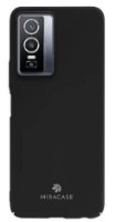 כיסוי פלסטיק שחור עבור Miracase Vivo Y76 – פריט בודד נראה מאחור עם חיתוך למצלמה