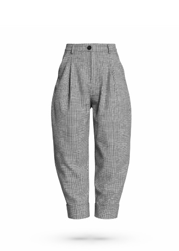 The Signature Pepita Pants Plain