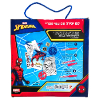 ספיידרמן - סט יצירה עטי ספריי וחותמות