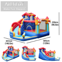 מתקן מתנפח עם מגלשה תחנת רוח דגם  W83055 מבית Doctor Dolphin
