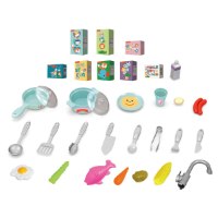 מטבח החלומות לילדים מבית Fisher-Price – עם אורות, צלילים ו-32 אביזרים