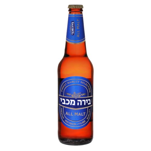 בירה מכבי בקבוק חוזר, 500 מ"ל