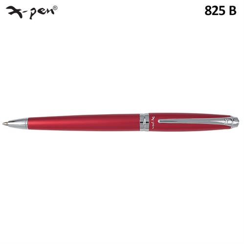 עט רגטה אנודייז אדום כסף כדורי XP-825b X-Pen Regatta Anodize
