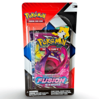 Pokemon TCG: S&S Fusion Strike 2 Pack Pin Blister קלפי פוקימון מקוריים בליסטר פיוג'ן סטרייק