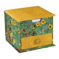 קוביית פתקיות מהודרת גוסטב קלימט Klimt