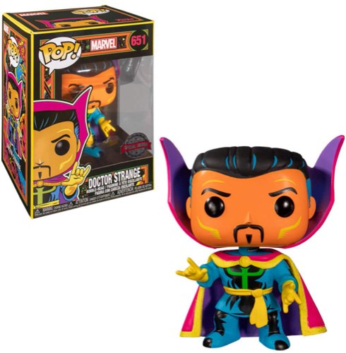 בובת פופ Marvel Black Light Dr. Strange POP Funko