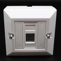 קופסאת פלסטיק RJ-45 Plastic box Cat5