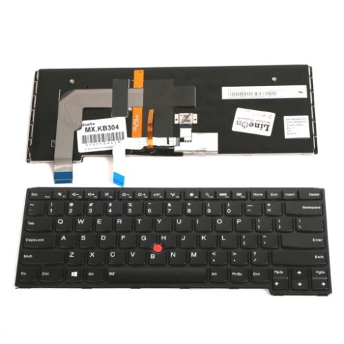 החלפת מקלדת לנייד לנובו  Lenovo ThinkPad Yoga 14 / S3 / 460 / P40  Backlit US Keyboard 00UR237