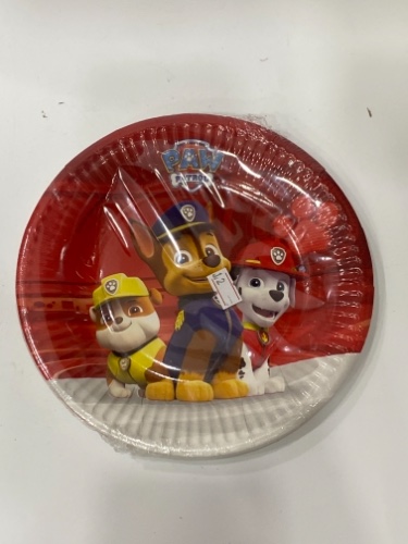 צלחות נייר 8 יח מפרץ ההרפתקאות מיני