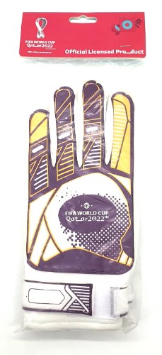 כפפות פיפ"א רשמיות סגול/צהוב FIFA World Cup Qatar 2022 Football Gloves