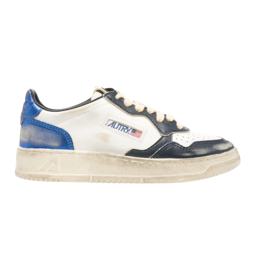 Autry Medalist Low Sneakers Blue white  Vintage