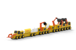 Magnetix Trucks – משאיות עבודה מגנטיות מודולאריות – ערכת 52 חלקים