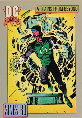 קלף בודד די.סי קומיקס DC Comics - Sinestro's Power Ring - Villains From Beyond - 138