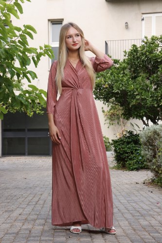 שמלת הילה רוז גולד