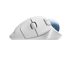 עכבר Logitech M575S TrackBall Off-White Blue Ball 2000DPI BT