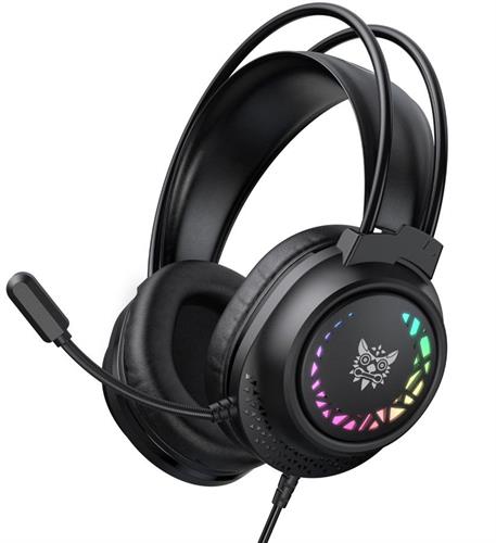 אוזניות גיימינג מקצועיות ONIKUMA X92 עם תאורת RGB
