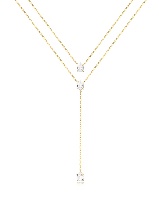 Dream Necklace Gold Clear