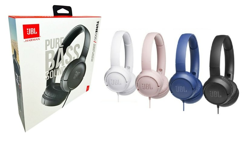 אוזניות JBL Tune T500 קשת חוטיות עם מיקרופון מובנה - אחריות מודן