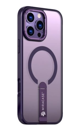 קייס לטלפון נייד מירקייס דגם Mirastand עבור iPhone 16 Pro Max סגול