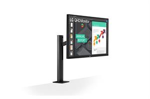 מסך מחשב LG 27" Ergo IPS QHD 75Hz 5ms