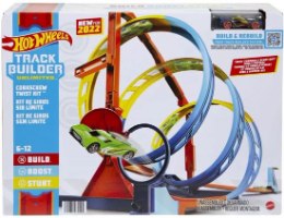 מסלול Hot Wheels Track Builder Unlimited Corkscrew Twist