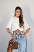 חולצת קרופ lee
