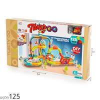 מסלול רכבת  מגנטי 125 חלקים TWISTY-GO
