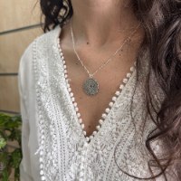 שרשרת אשת חיל מכסף אמיתי