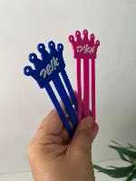 סימניה כתר עם שם- 3D