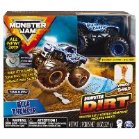 ערכה מכונית מנסטר ג'אם עם חול קינטי Monster Jam Kinetic Sand