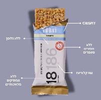 חטיף חלבון טודיי בטעם וניל קראנץ׳ (12 חטיפים במארז)