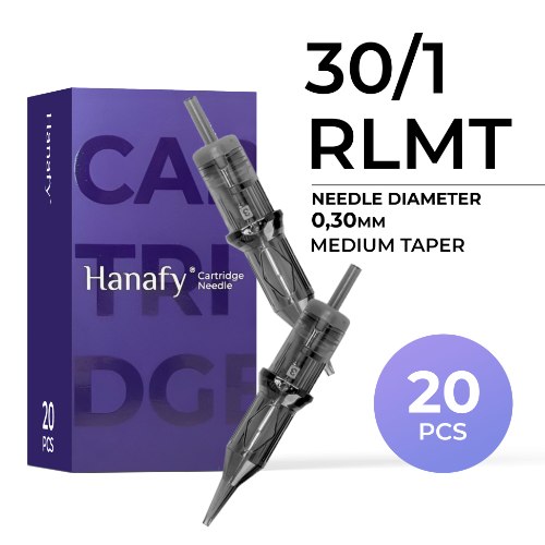 סט 20 מחטים HANAFY 30/1 RLMT