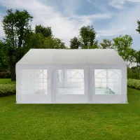 אוהל לאירועים 6X6 פרמיום PVC חזק במיוחד TENT-PRO