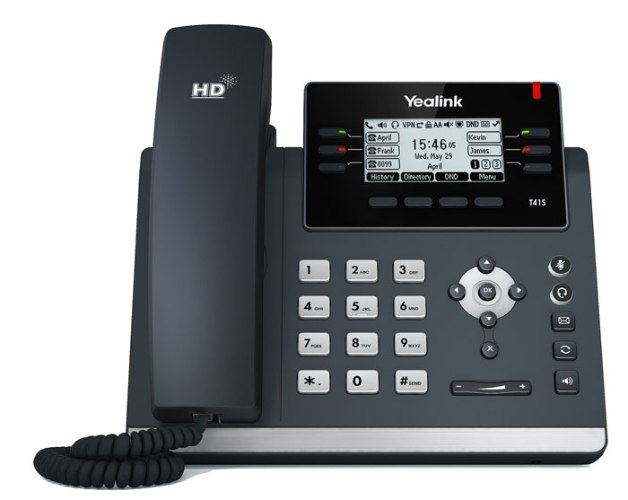 טלפון VoIP חכם Yealink SIP-T41S IP Phone