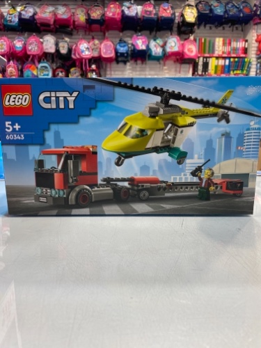 Lego city מוביל מסוק חילוץ