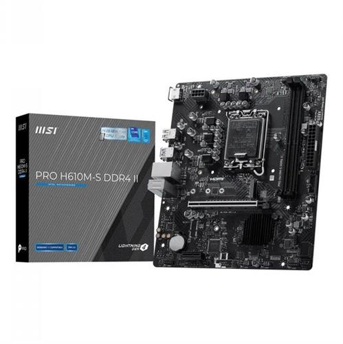 לוח אם MSI PRO H610M-S DDR4 II LGA1700